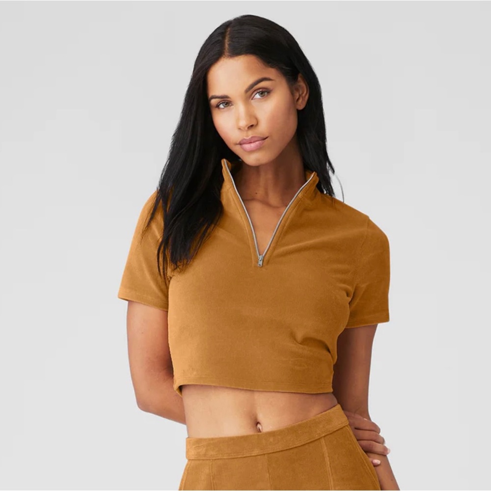Alo Micro Corduroy Winter Break Mock Neck